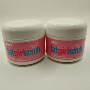 Bliss Fat Girl Body Scrub Jar Brand New